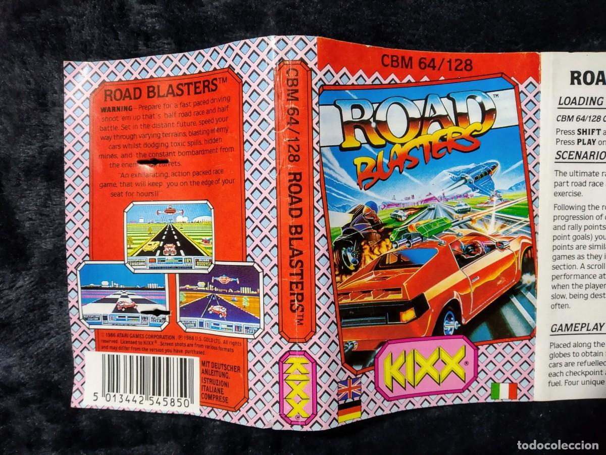 Videojuegos y consolas: ROAD BLASTERS ROADBLASTERS (KIXX). ATARI. COMMODORE 64 C64. - Foto 7