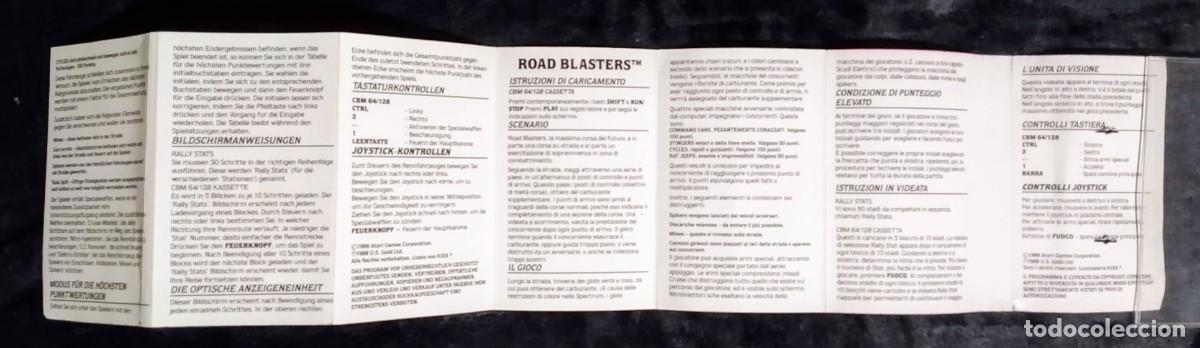 Videojuegos y consolas: ROAD BLASTERS ROADBLASTERS (KIXX). ATARI. COMMODORE 64 C64. - Foto 8