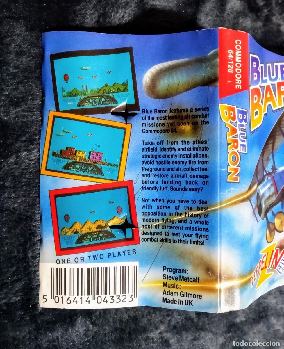Videojuegos y consolas: BLUE BARON. ZEPPELIN GAMES. COMMODORE 64 C64. - Foto 6