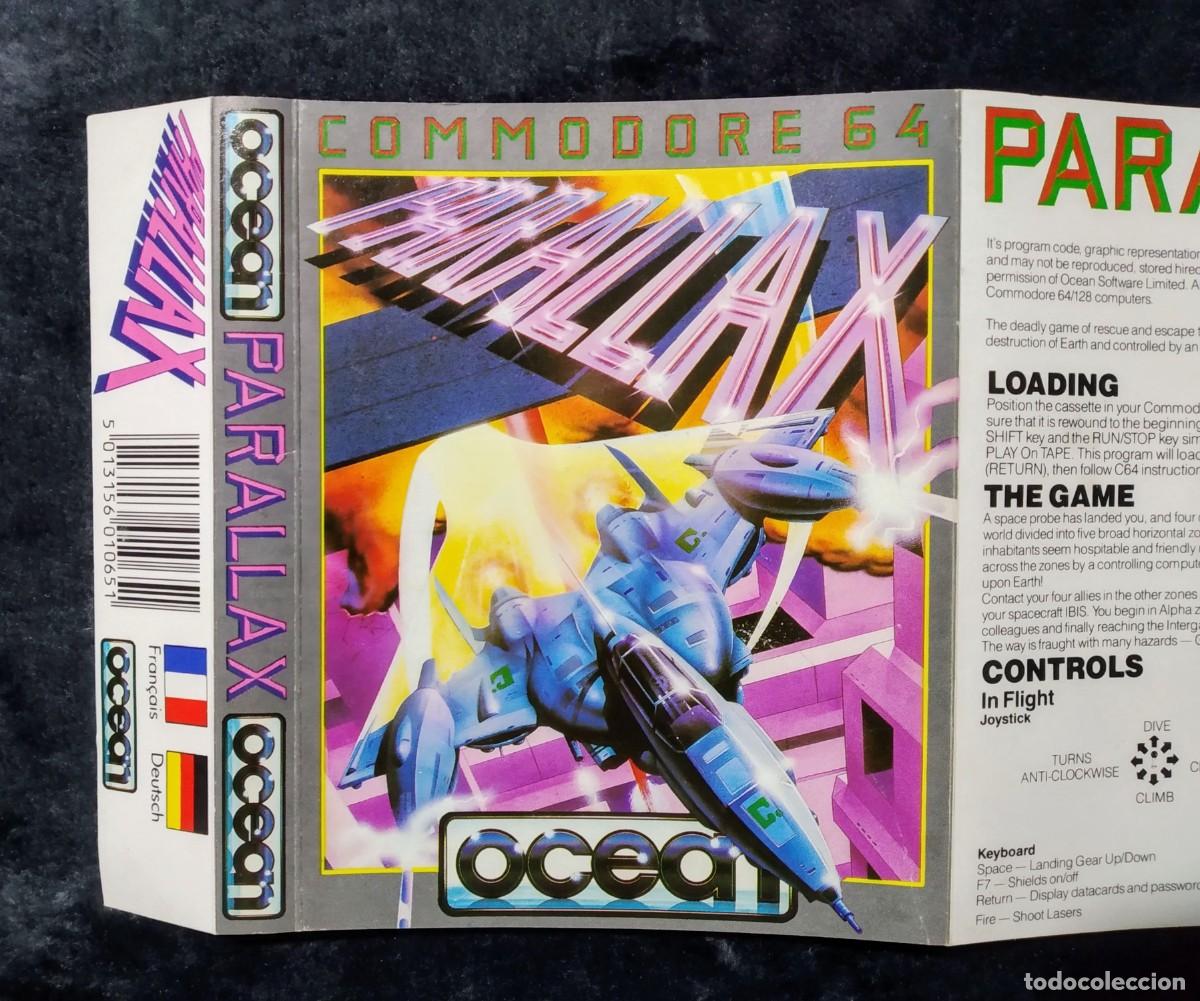 Videojuegos y consolas: PARALLAX. OCEAN. COMMODORE 64 C64. - Foto 7