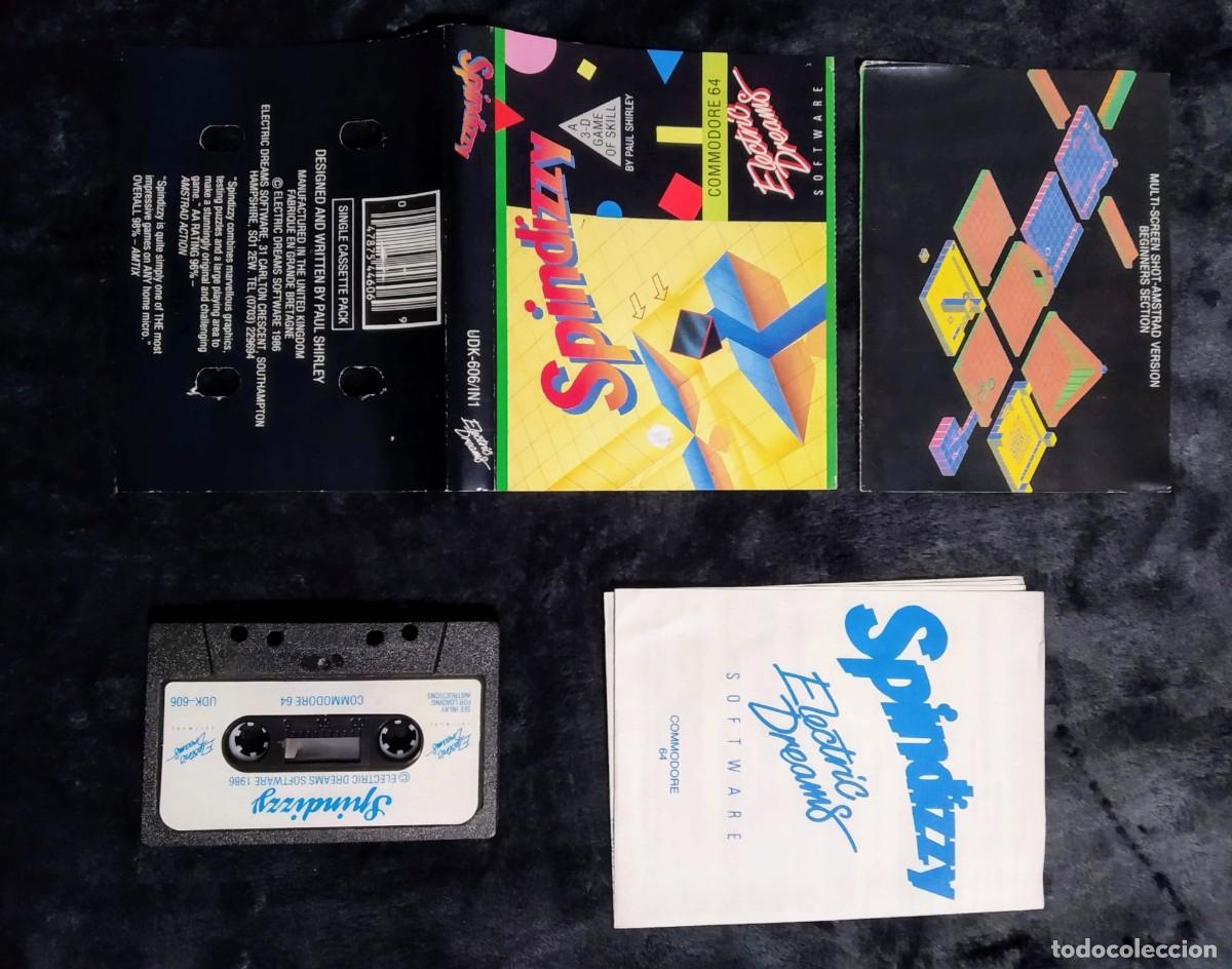 Videojuegos y consolas: SPINDIZZY. ELECTRIC DREAMS. COMMODORE 64 C64. - Foto 5