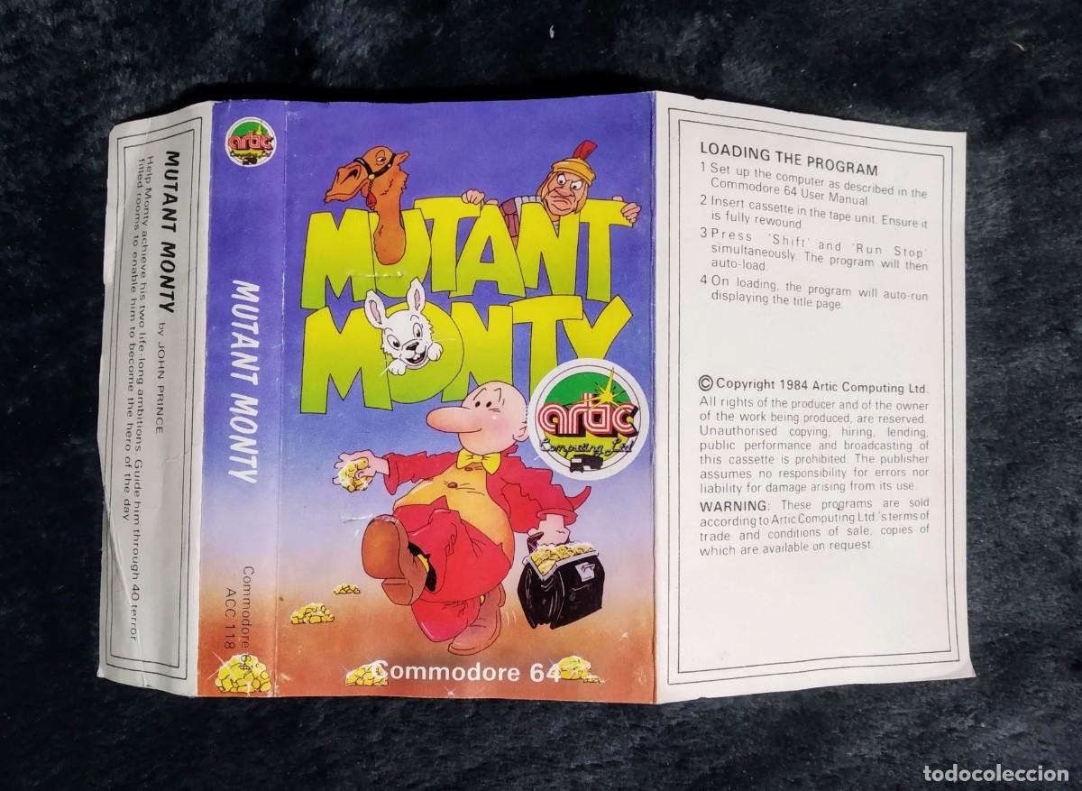 Videojuegos y consolas: MUTANT MONTY. ARTIC COMPUTING. COMMODORE 64 C64. - Foto 4