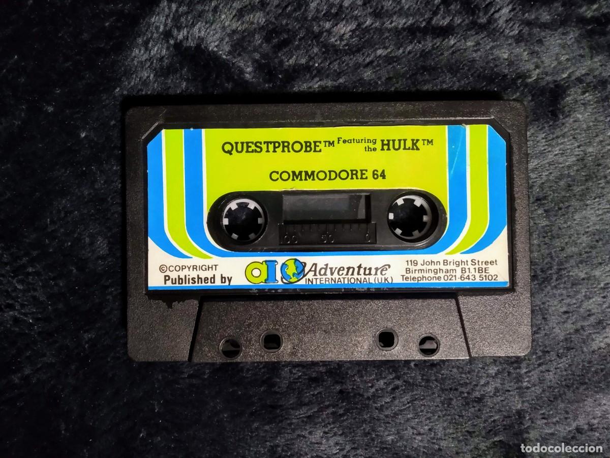 Videojuegos y consolas: QUESTPROBE: FEATURING THE HULK. ADVENTURE INTERNATIONAL. COMMODORE 64 C64. - Foto 5