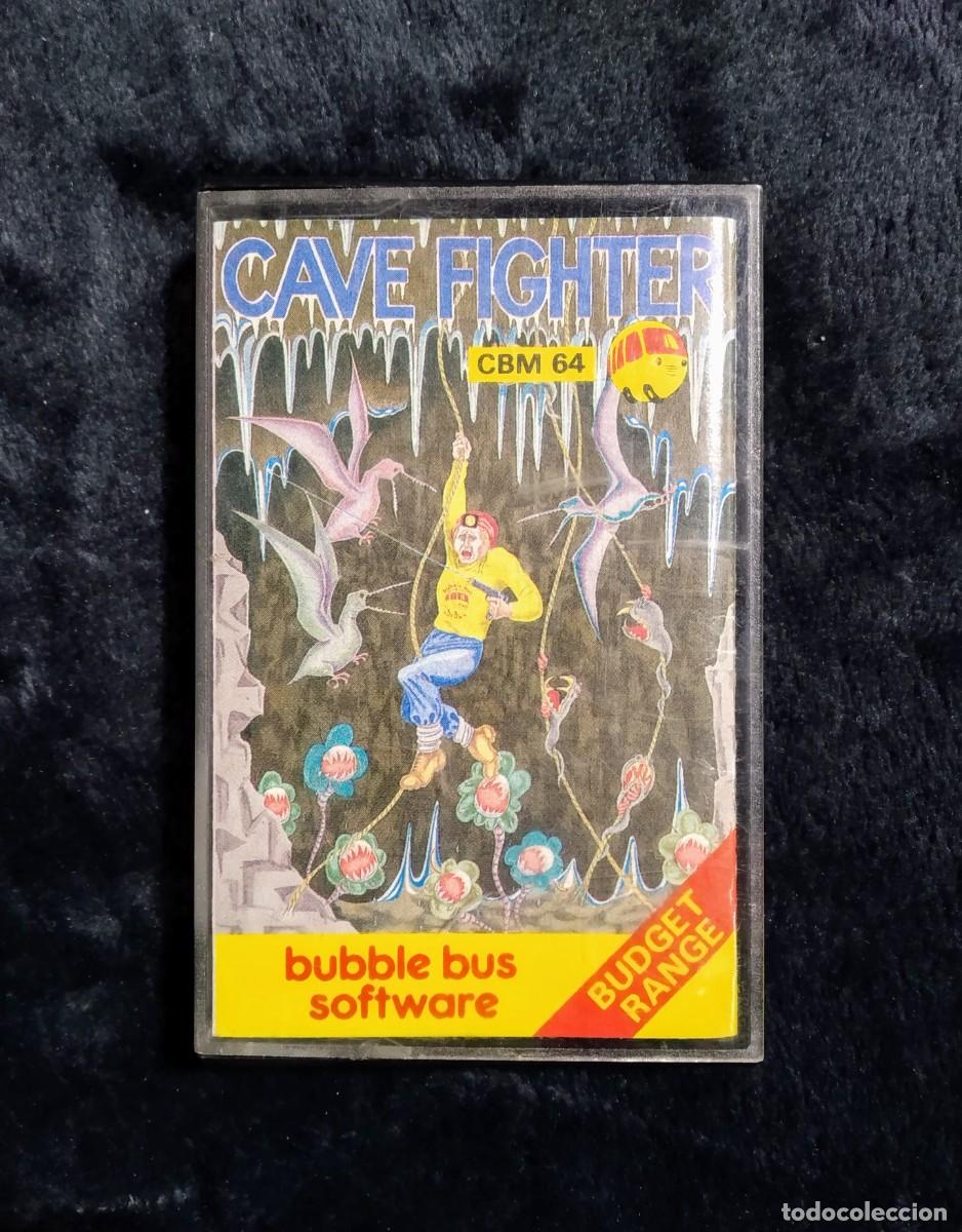 Videojuegos y consolas: CAVE FIGHTER. BUBBLE BUS. COMMODORE 64 C64. - Foto 1