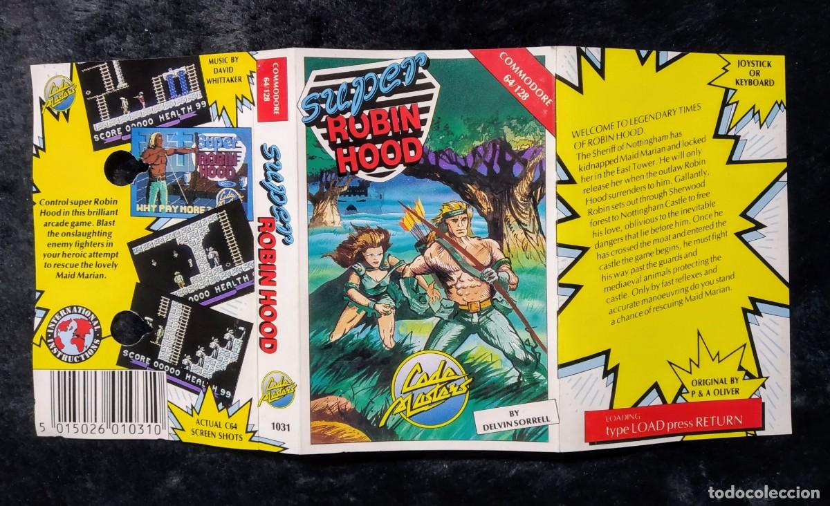 Videojuegos y consolas: SUPER ROBIN HOOD. CODEMASTERS. COMMODORE 64 C64. - Foto 4