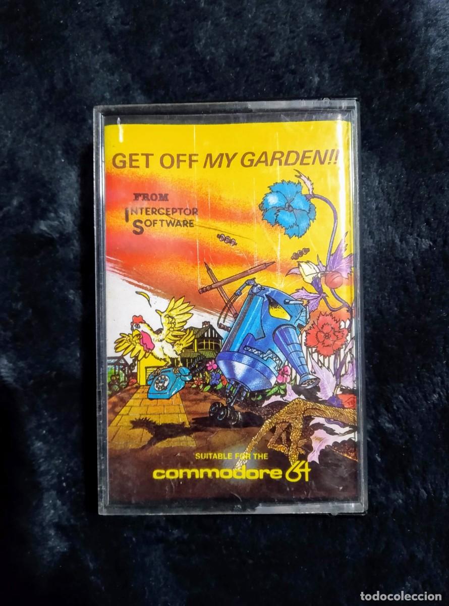 Videojuegos y consolas: GET OFF MY GARDEN! INTERCEPTOR SOFTWARE. COMMODORE 64 C64. - Foto 1