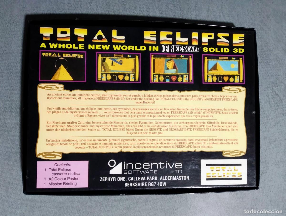 Videojuegos y consolas: TOTAL ECLIPSE + TOTAL ECLIPSE II. INCENTIVE SOFTWARE. COMMODORE 64 C64 - Foto 6