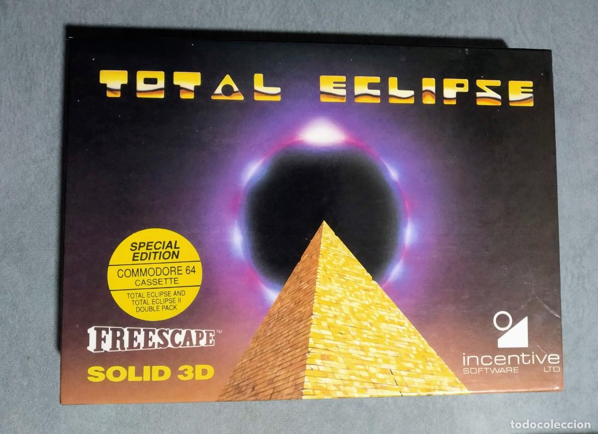 Videojuegos y consolas: TOTAL ECLIPSE + TOTAL ECLIPSE II. INCENTIVE SOFTWARE. COMMODORE 64 C64 - Foto 1