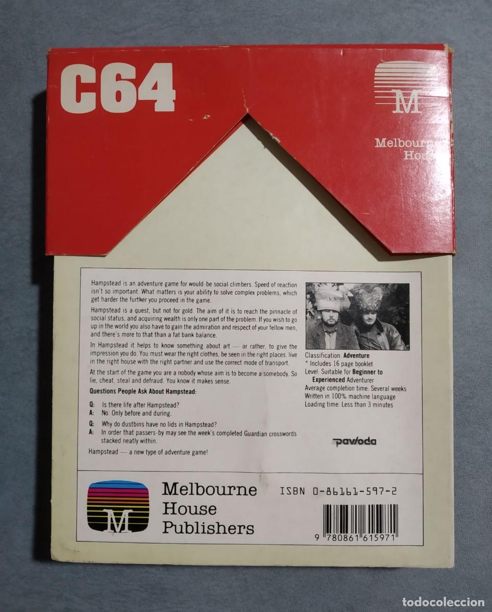 Videojuegos y consolas: HAMPSTEAD. MELBOURNE HOUSE. COMMODORE 64 C64 - Foto 2