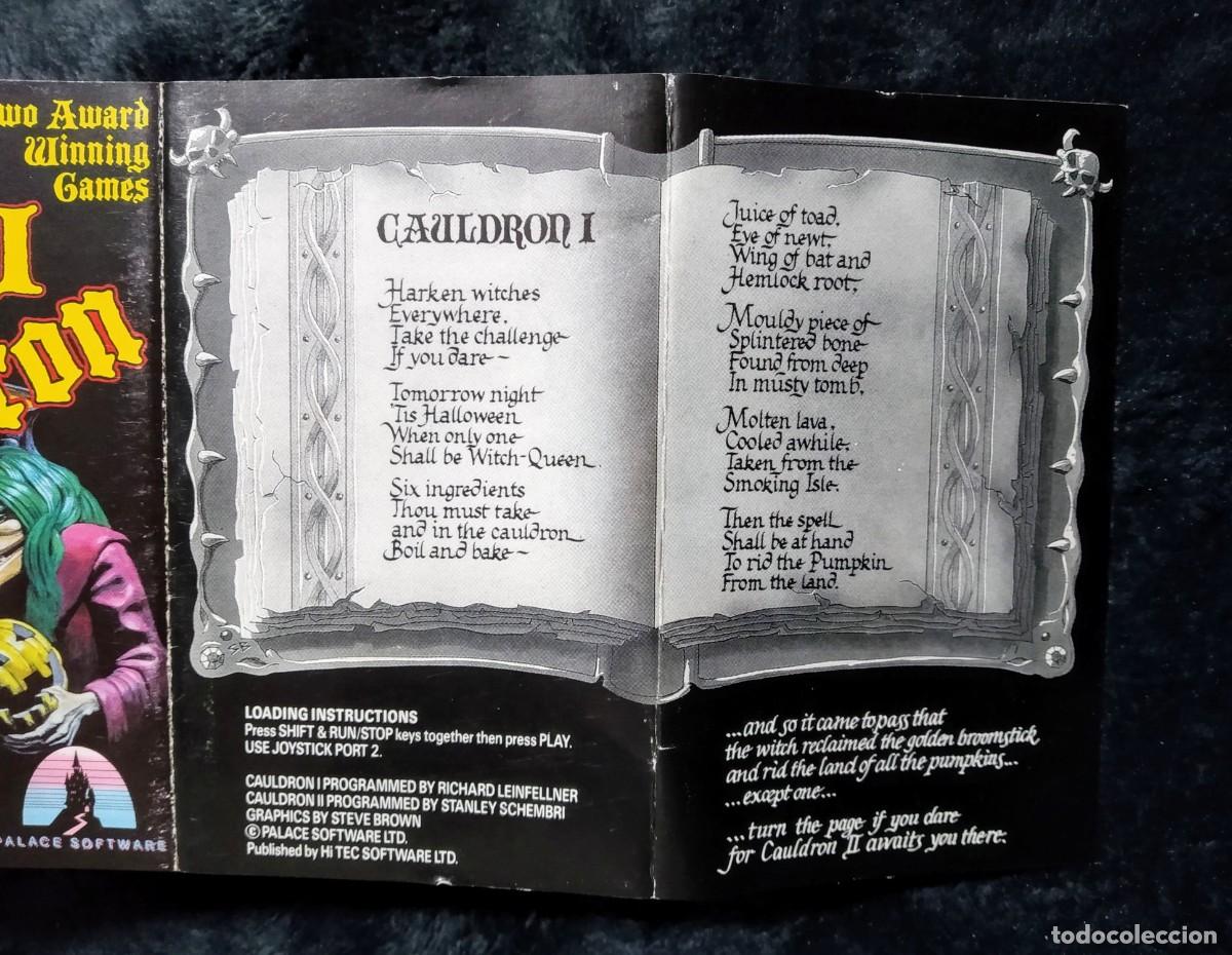 Videojuegos y consolas: CAULDRON I & II. PALACE SOFTWARE. COMMODORE 64 C64 - Foto 5