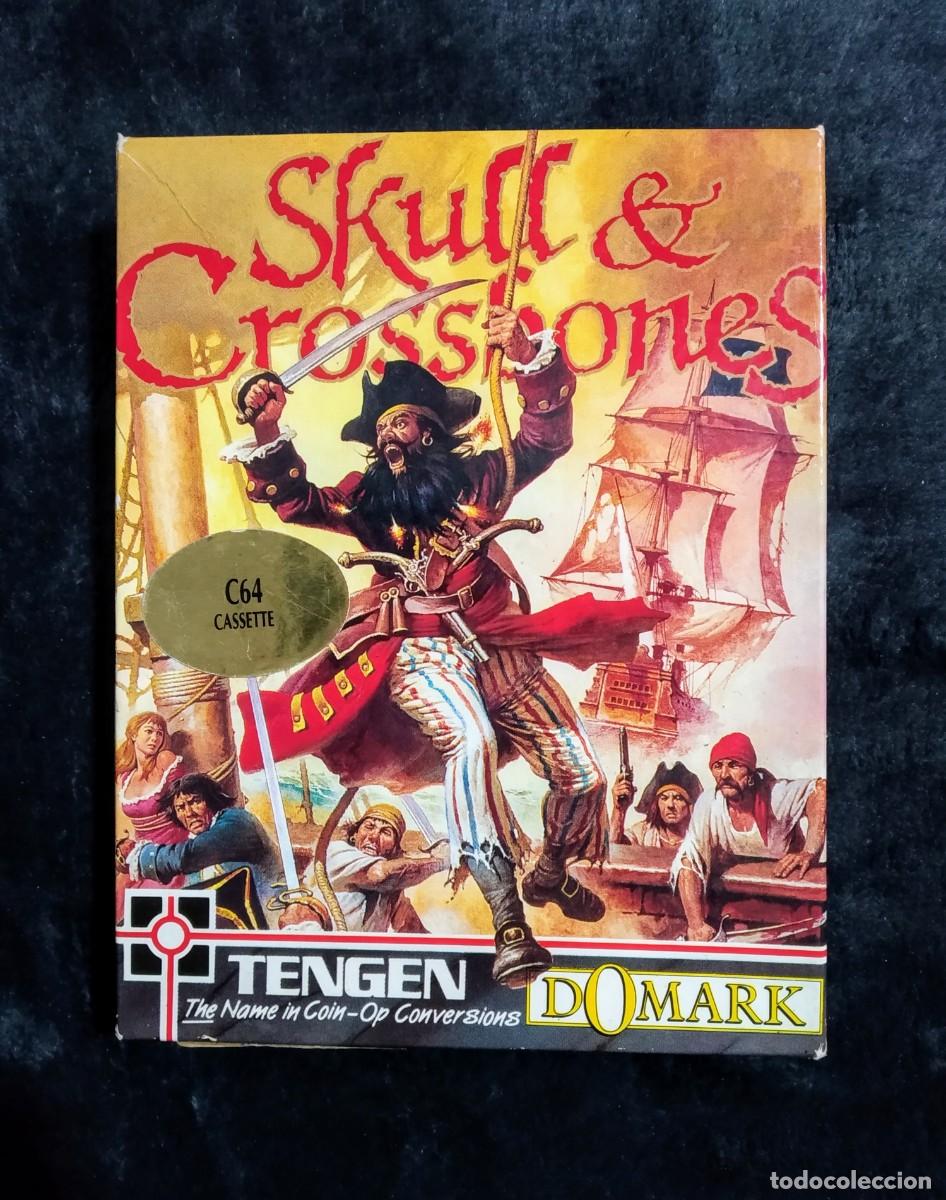 Videojuegos y consolas: SKULL & CROSSBONES. DOMARK - TENGEN. COMMODORE 64 C64 - Foto 1