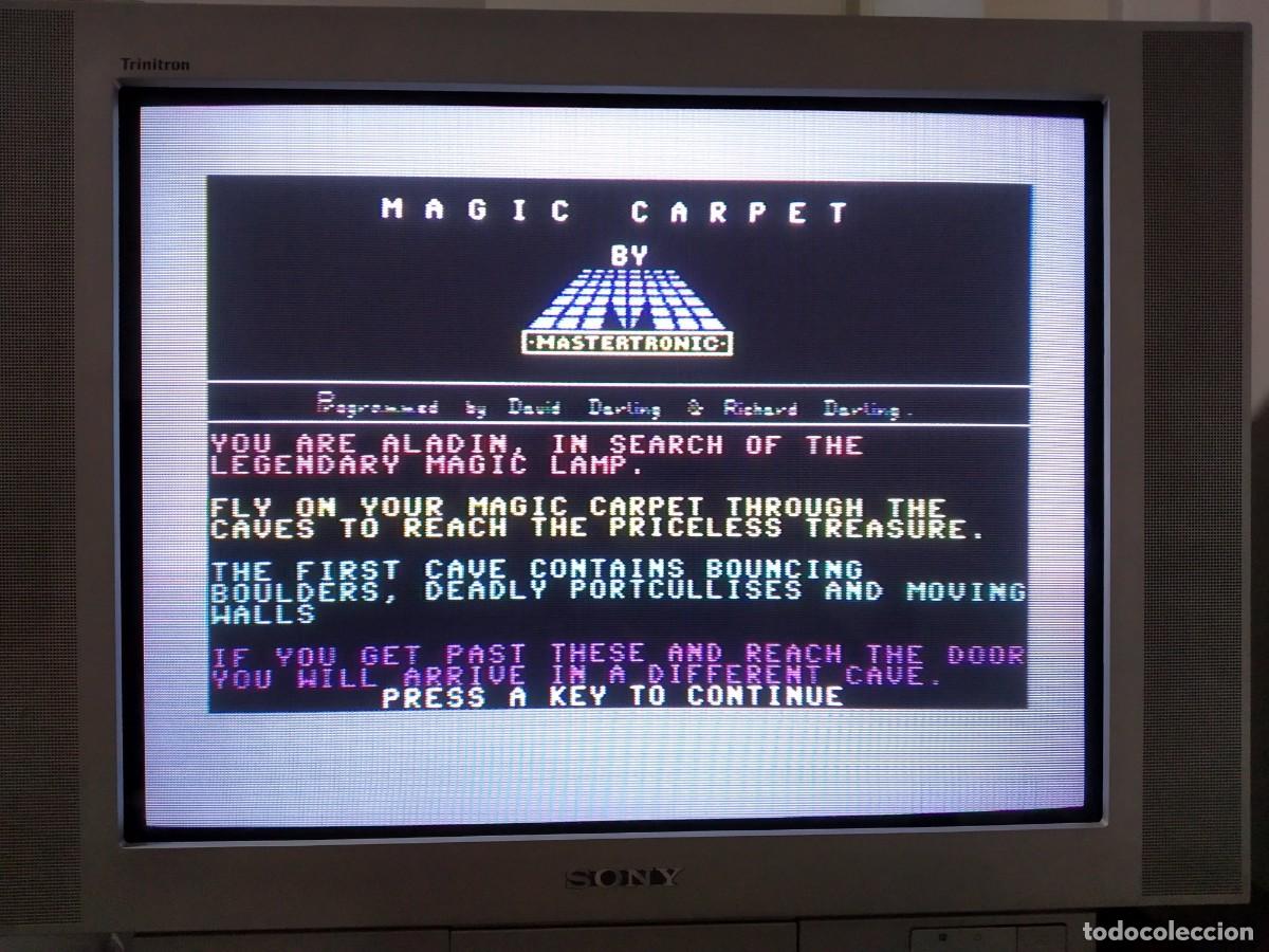 Videojuegos y consolas: MAGIC CARPET. MASTERTRONIC. COMMODORE 64. C64 - Foto 11