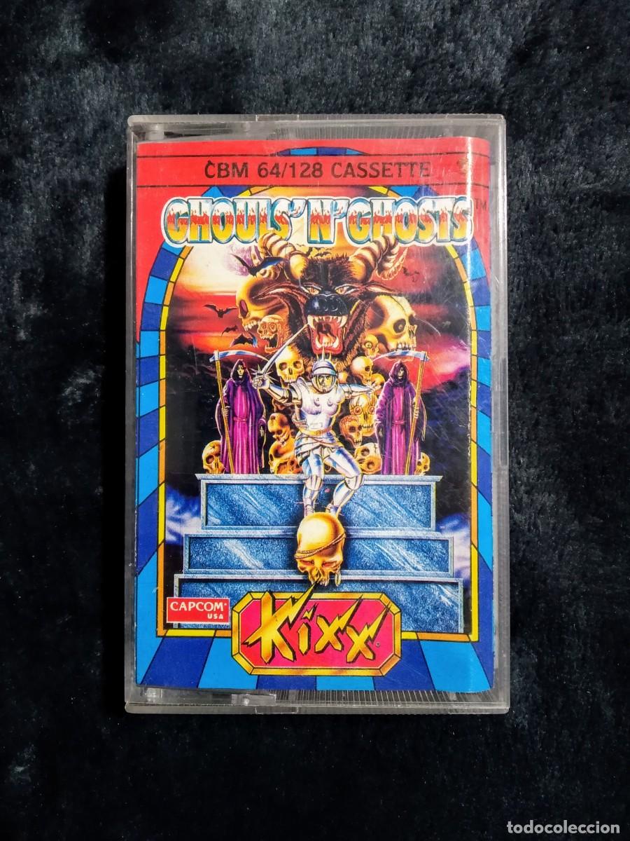 Videojuegos y consolas: GHOULSN GHOSTS (KIXX). CAPCOM. COMMODORE 64. C64 - Foto 1