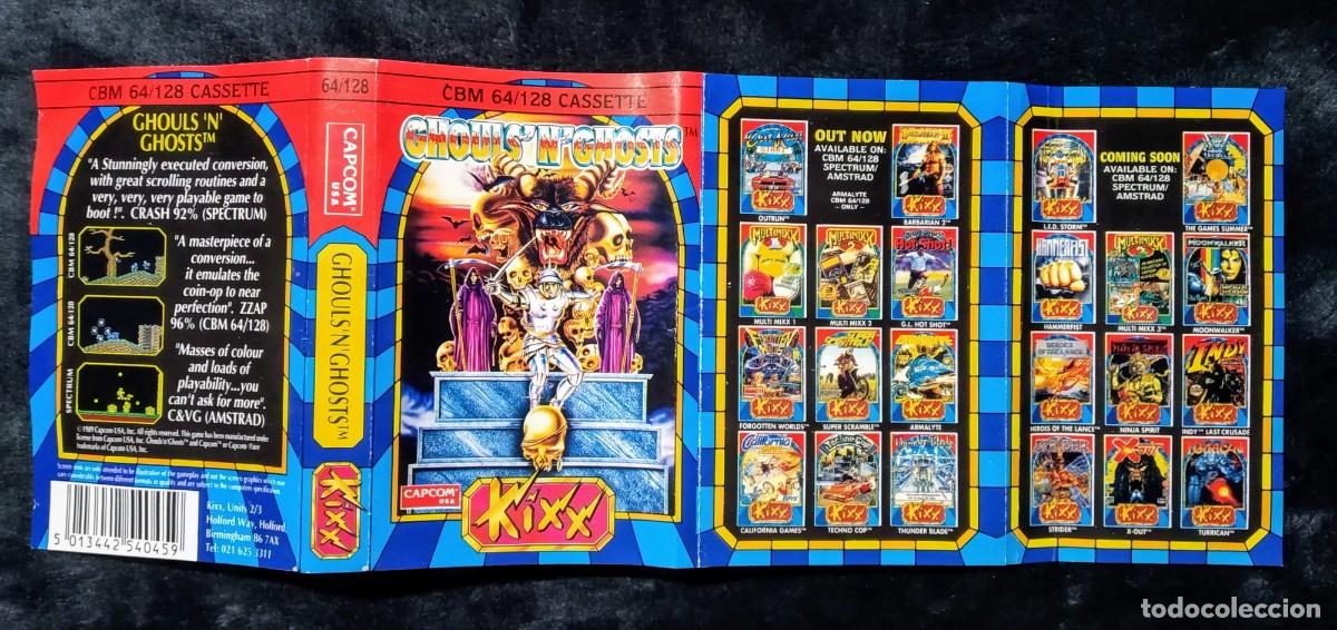 Videojuegos y consolas: GHOULSN GHOSTS (KIXX). CAPCOM. COMMODORE 64. C64 - Foto 4