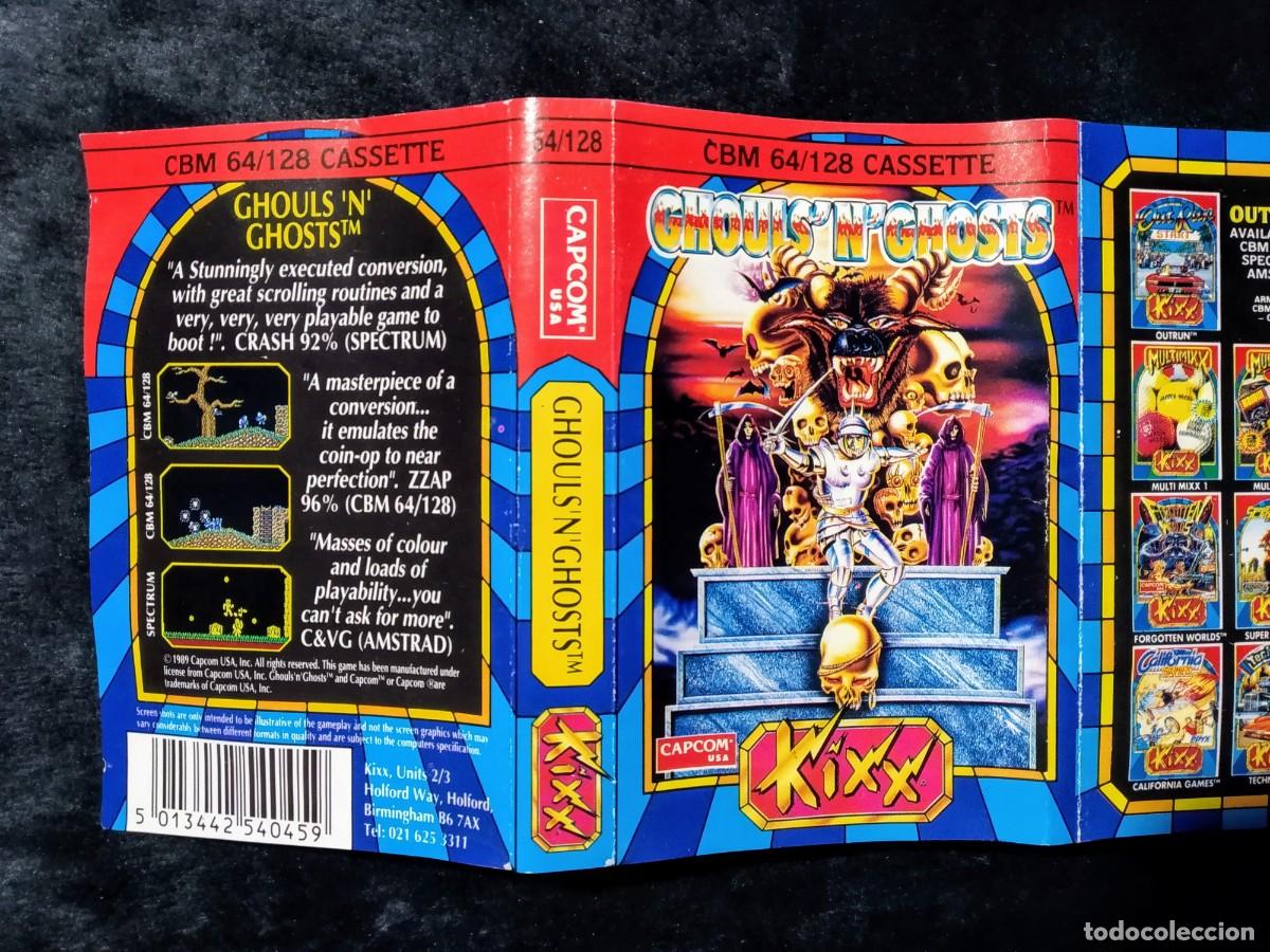 Videojuegos y consolas: GHOULSN GHOSTS (KIXX). CAPCOM. COMMODORE 64. C64 - Foto 6