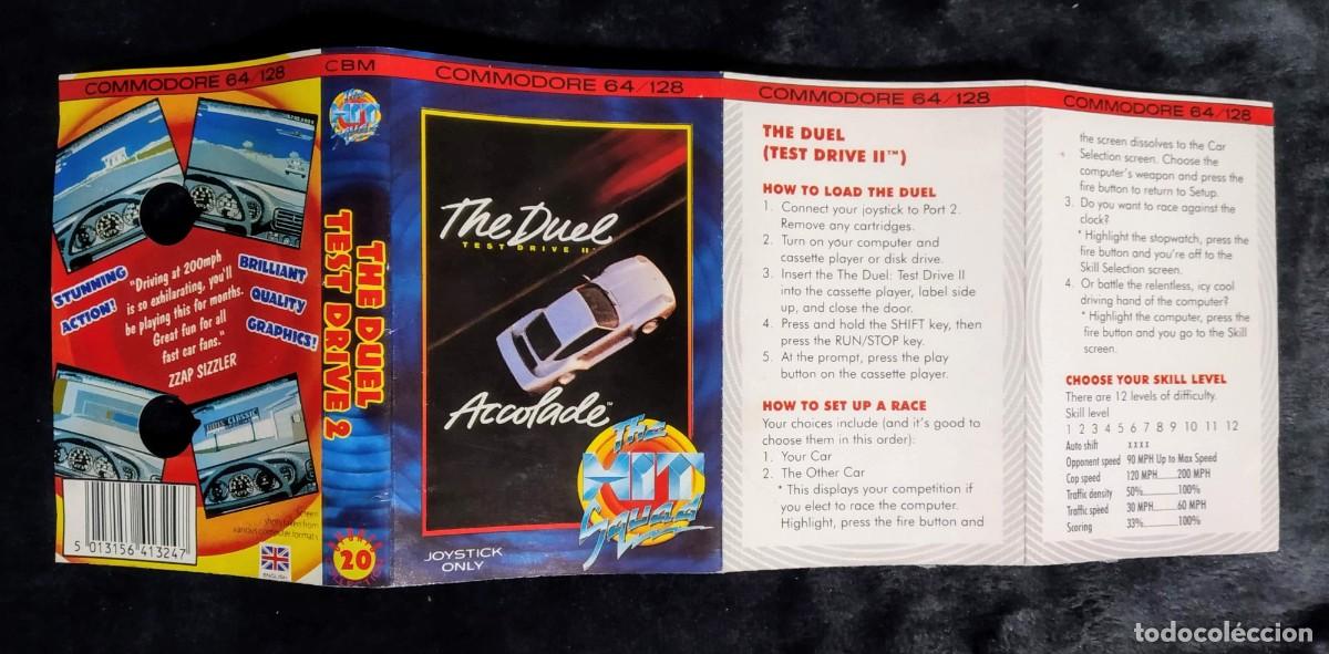 Videojuegos y consolas: TEST DRIVE II: THE DUEL (THE HIT SQUAD). ACCOLADE. COMMODORE 64. C64 - Foto 4