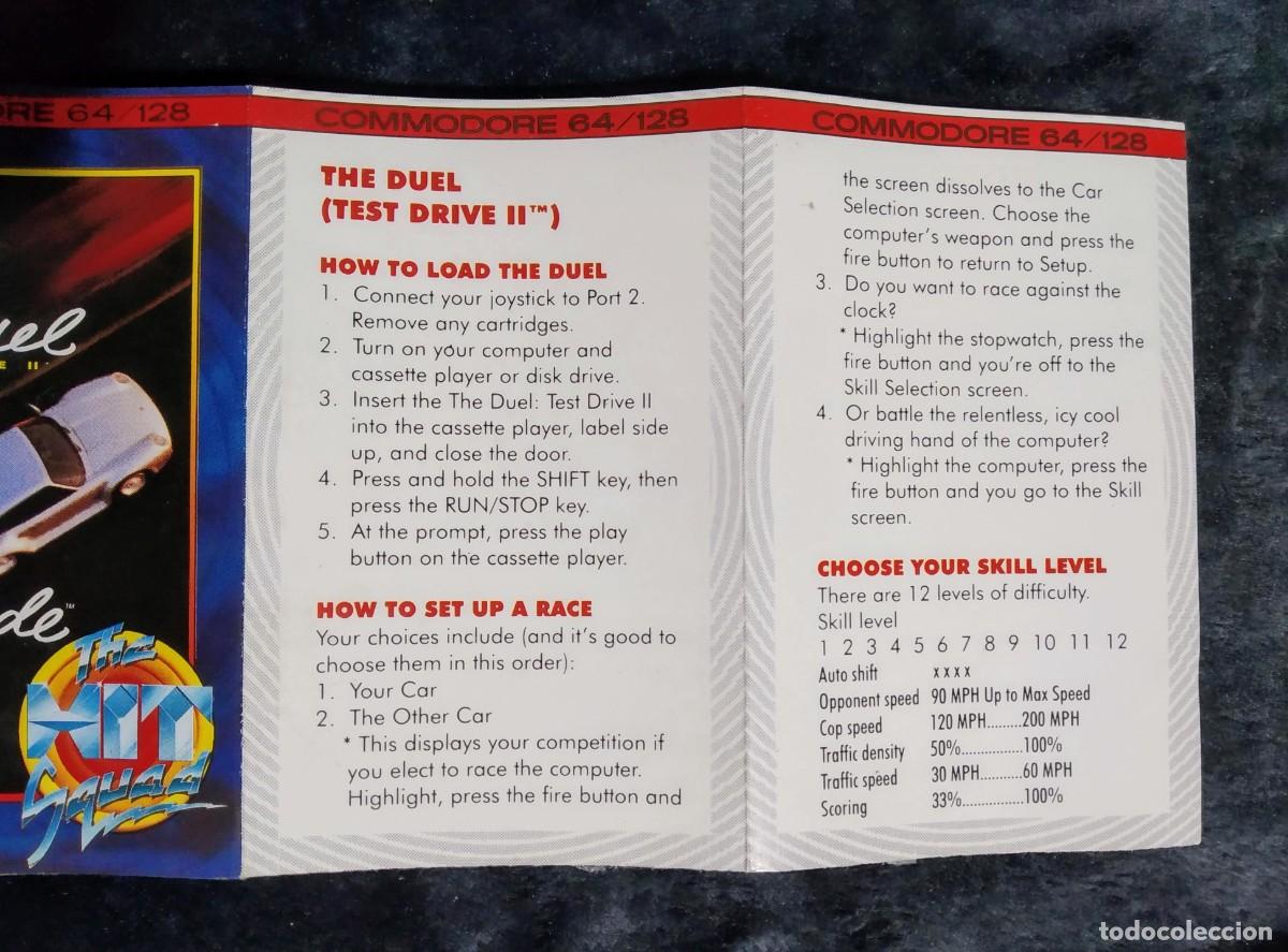 Videojuegos y consolas: TEST DRIVE II: THE DUEL (THE HIT SQUAD). ACCOLADE. COMMODORE 64. C64 - Foto 5