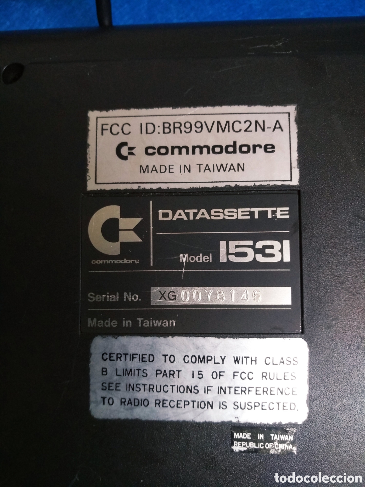 Videojuegos y consolas: Commodore Datassette 1531 Negro - Foto 2
