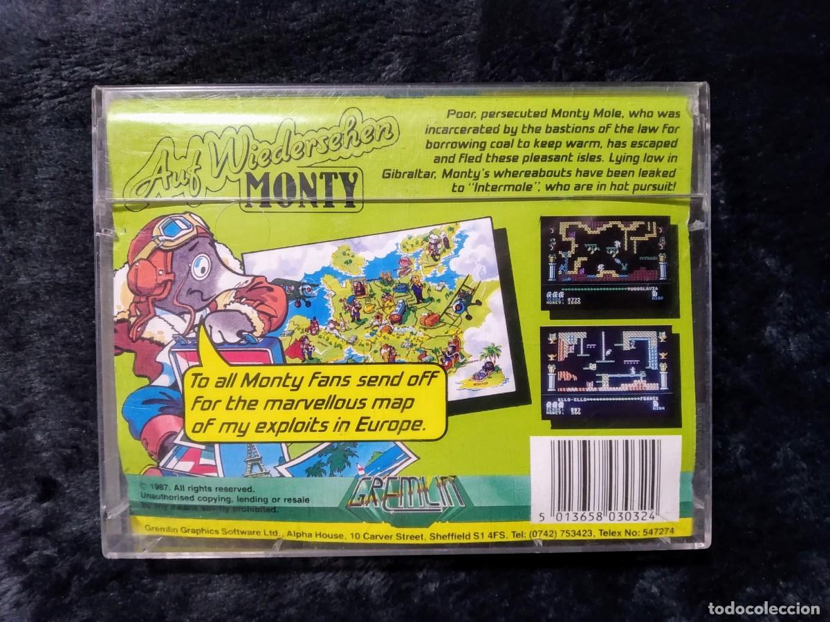 Videojuegos y consolas: AUF WIEDERSEHEN MONTY. GREMLIN GRAPHICS. COMMODORE 64 C64. - Foto 2