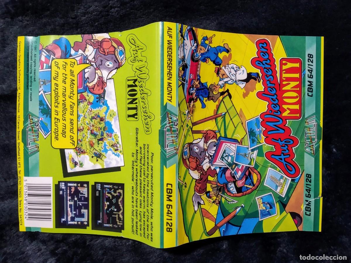 Videojuegos y consolas: AUF WIEDERSEHEN MONTY. GREMLIN GRAPHICS. COMMODORE 64 C64. - Foto 4
