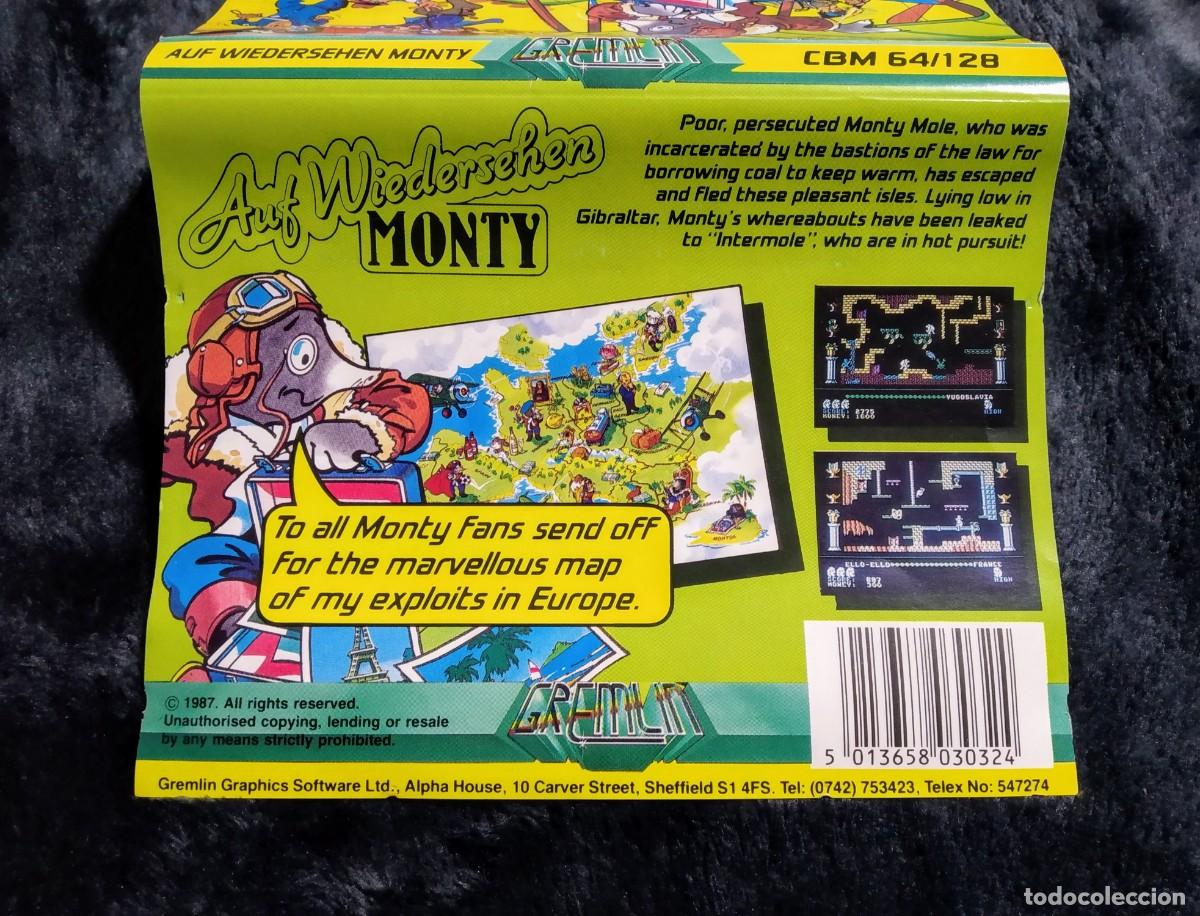 Videojuegos y consolas: AUF WIEDERSEHEN MONTY. GREMLIN GRAPHICS. COMMODORE 64 C64. - Foto 6