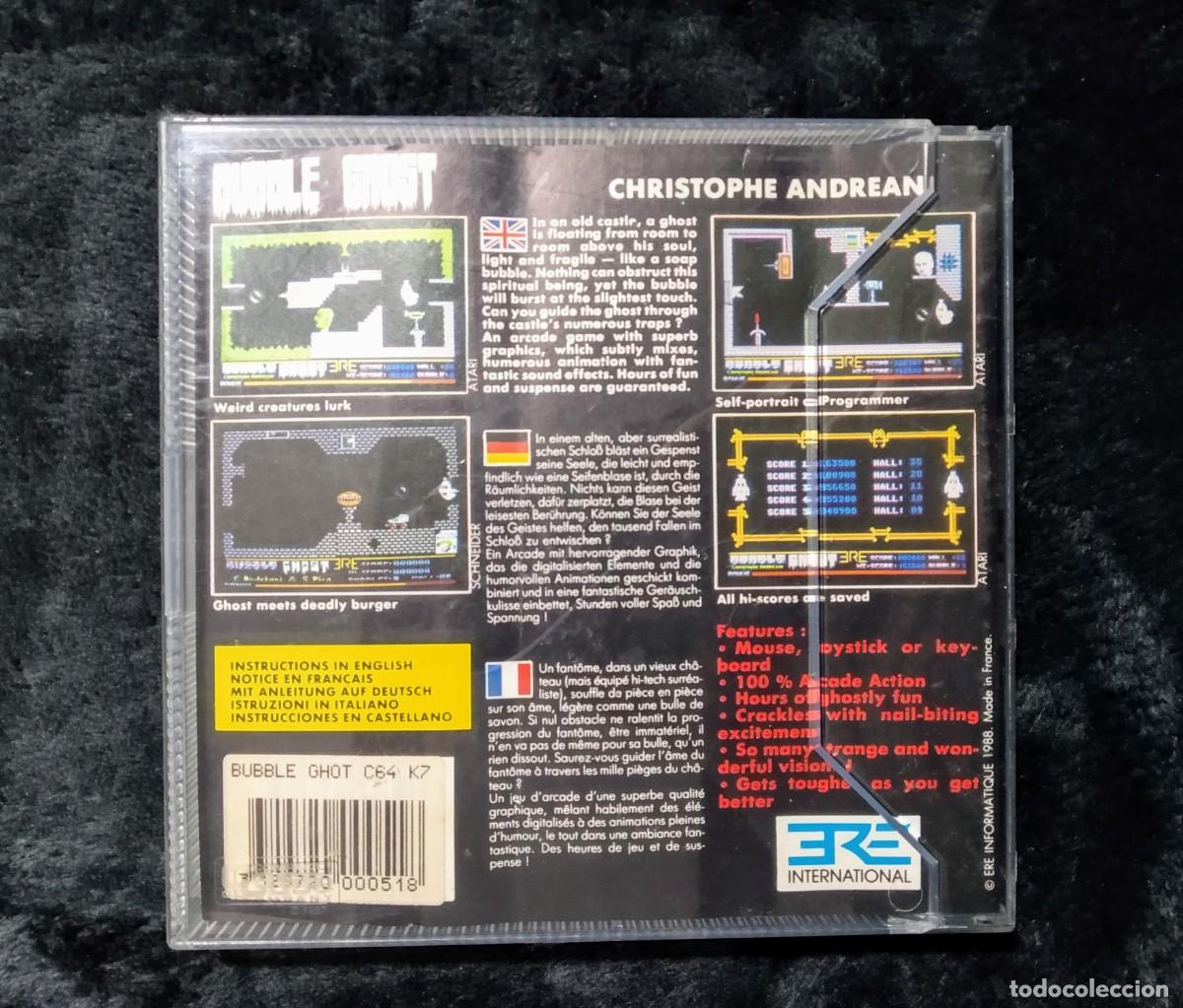 Videojuegos y consolas: BUBBLE GHOST. ACCOLADE. COMMODORE 64 C64. - Foto 2