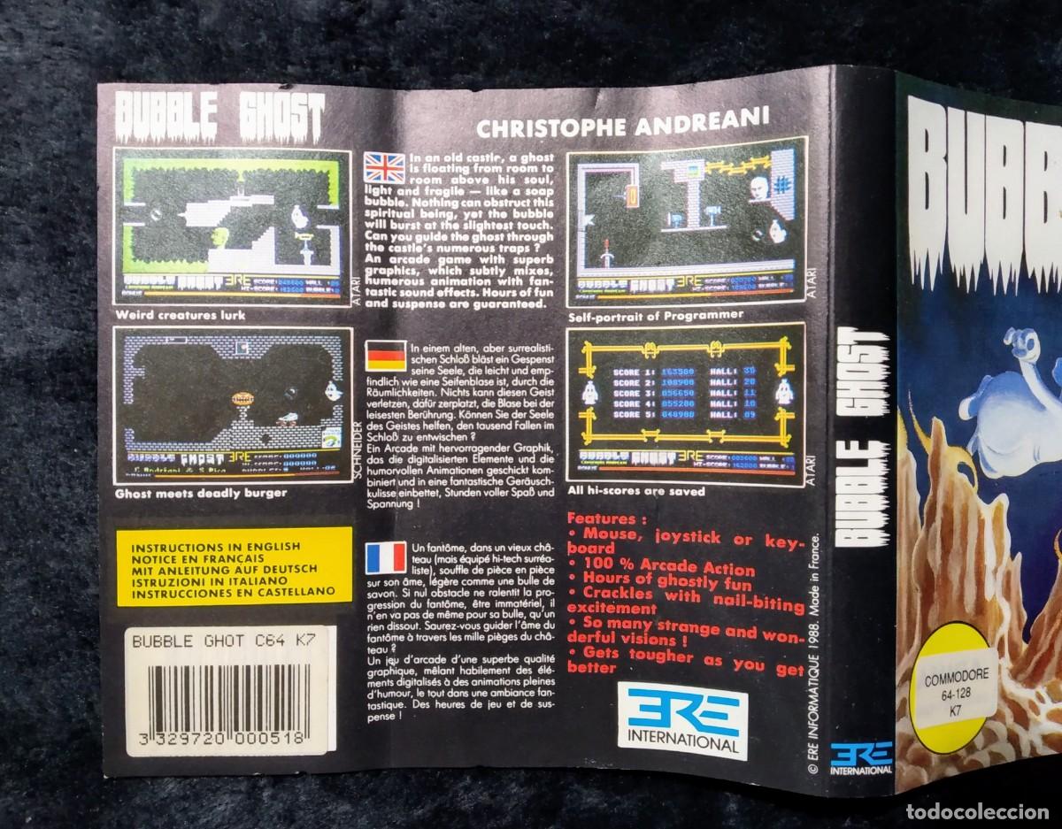 Videojuegos y consolas: BUBBLE GHOST. ACCOLADE. COMMODORE 64 C64. - Foto 8
