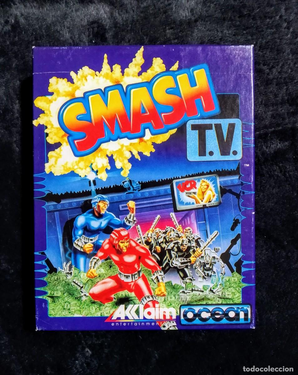 Videojuegos y consolas: SMASH TV. OCEAN. COMMODORE 64 C64. - Foto 1