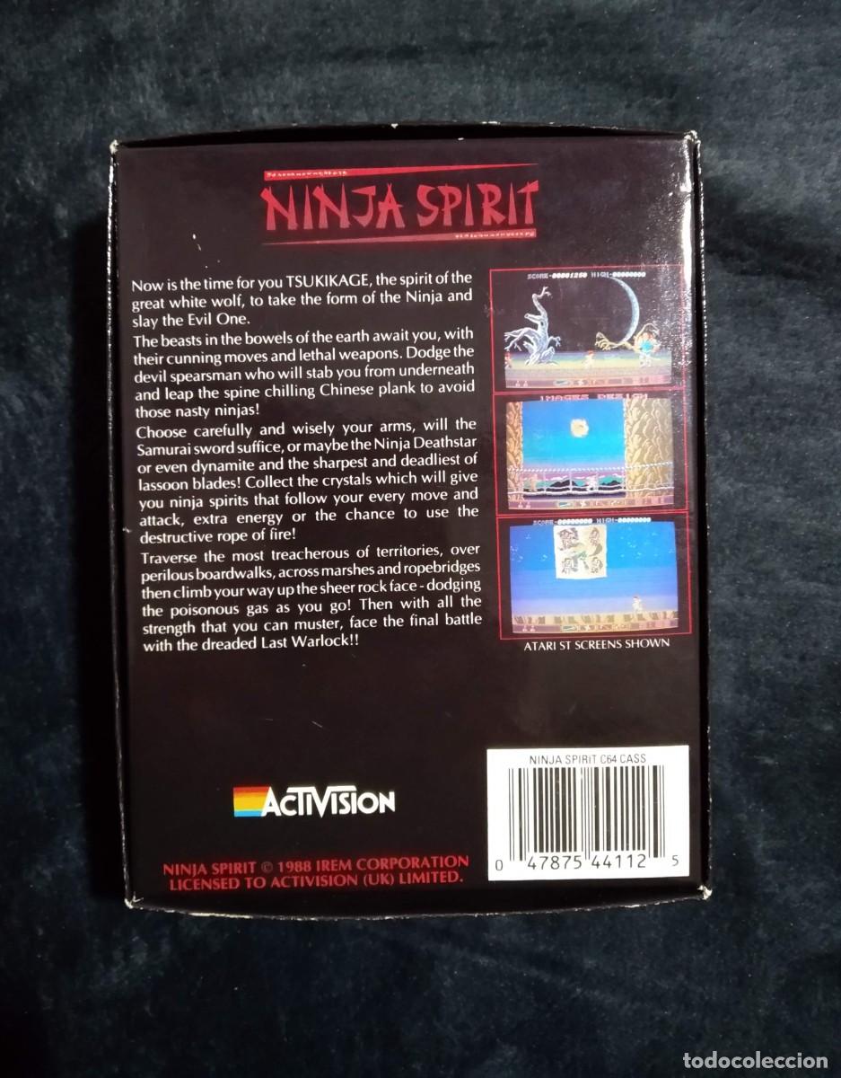 Videojuegos y consolas: NINJA SPIRIT. IREM - ACTIVISION. COMMODORE 64 C64. - Foto 2