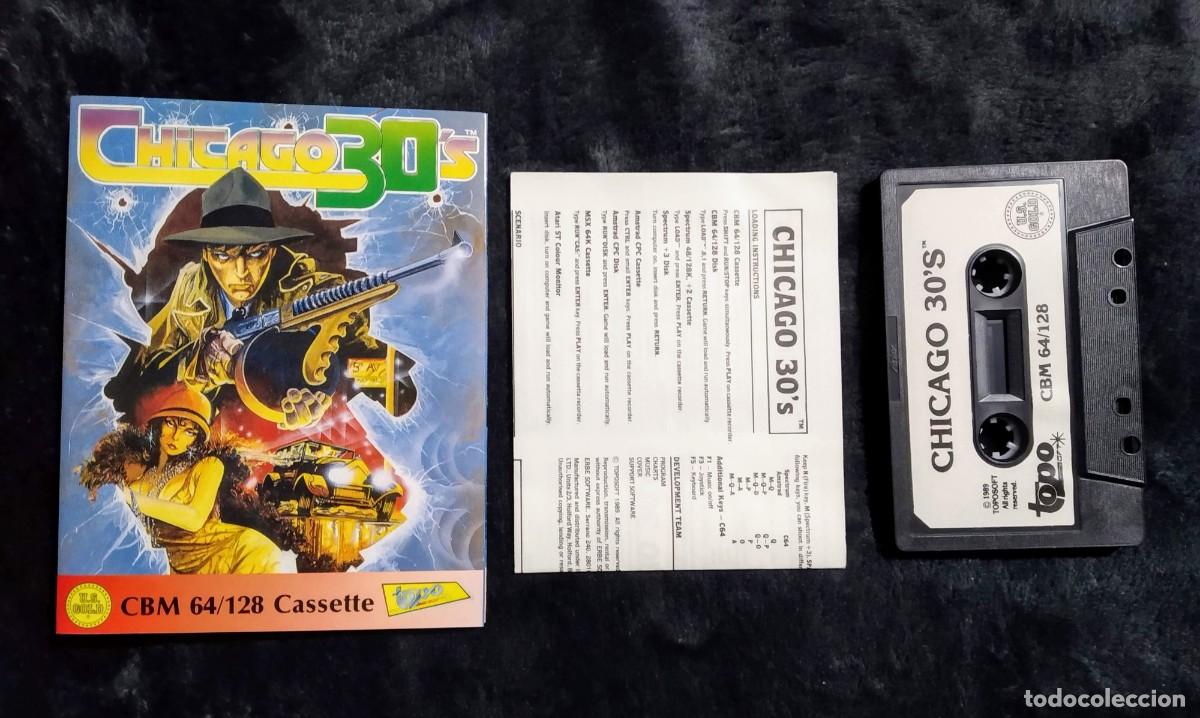 Videojuegos y consolas: CHICAGO 30S. TOPO SOFT. COMMODORE 64 C64. - Foto 4