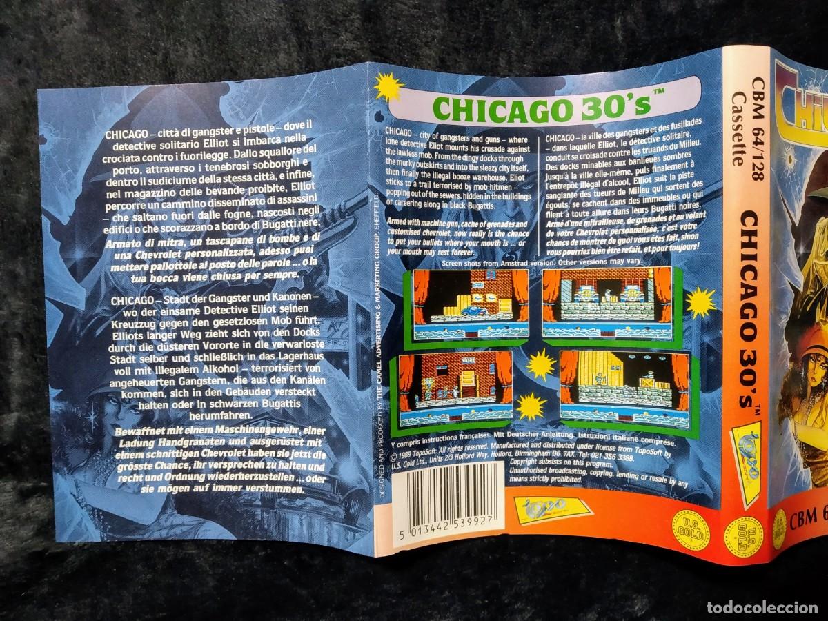 Videojuegos y consolas: CHICAGO 30S. TOPO SOFT. COMMODORE 64 C64. - Foto 7