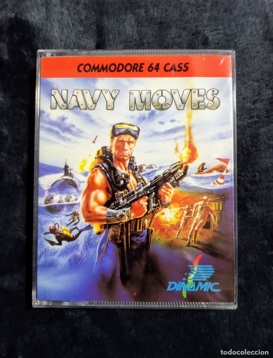 Videojuegos y consolas: NAVY MOVES. DINAMIC. COMMODORE 64 C64. - Foto 1