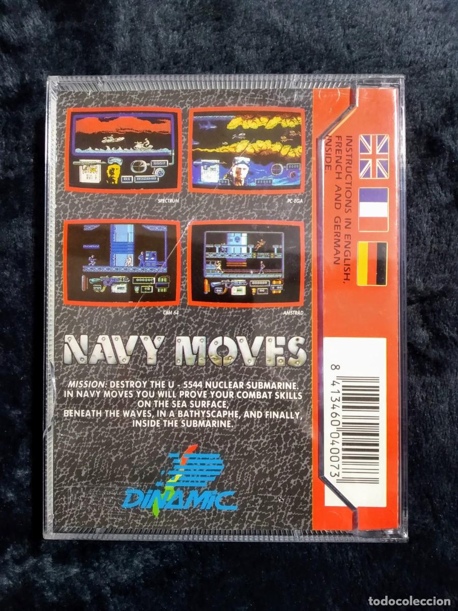 Videojuegos y consolas: NAVY MOVES. DINAMIC. COMMODORE 64 C64. - Foto 2