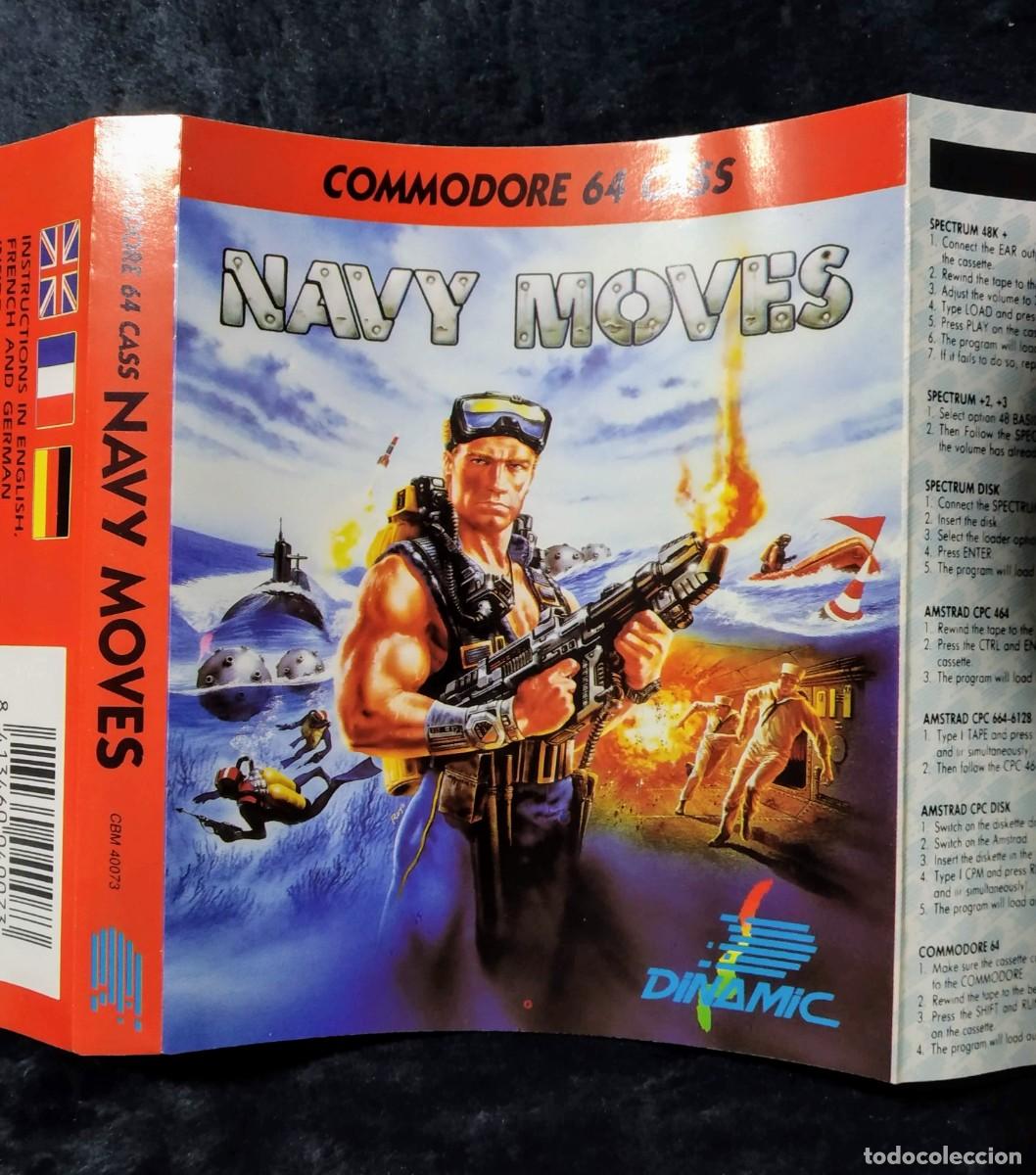 Videojuegos y consolas: NAVY MOVES. DINAMIC. COMMODORE 64 C64. - Foto 8