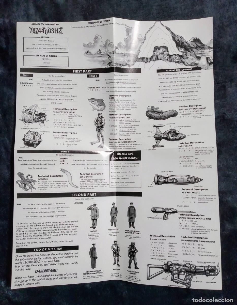 Videojuegos y consolas: NAVY MOVES. DINAMIC. COMMODORE 64 C64. - Foto 12
