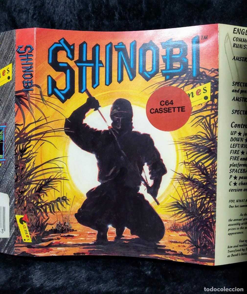 Videojuegos y consolas: SHINOBI. SEGA. COMMODORE 64 C64. - Foto 6