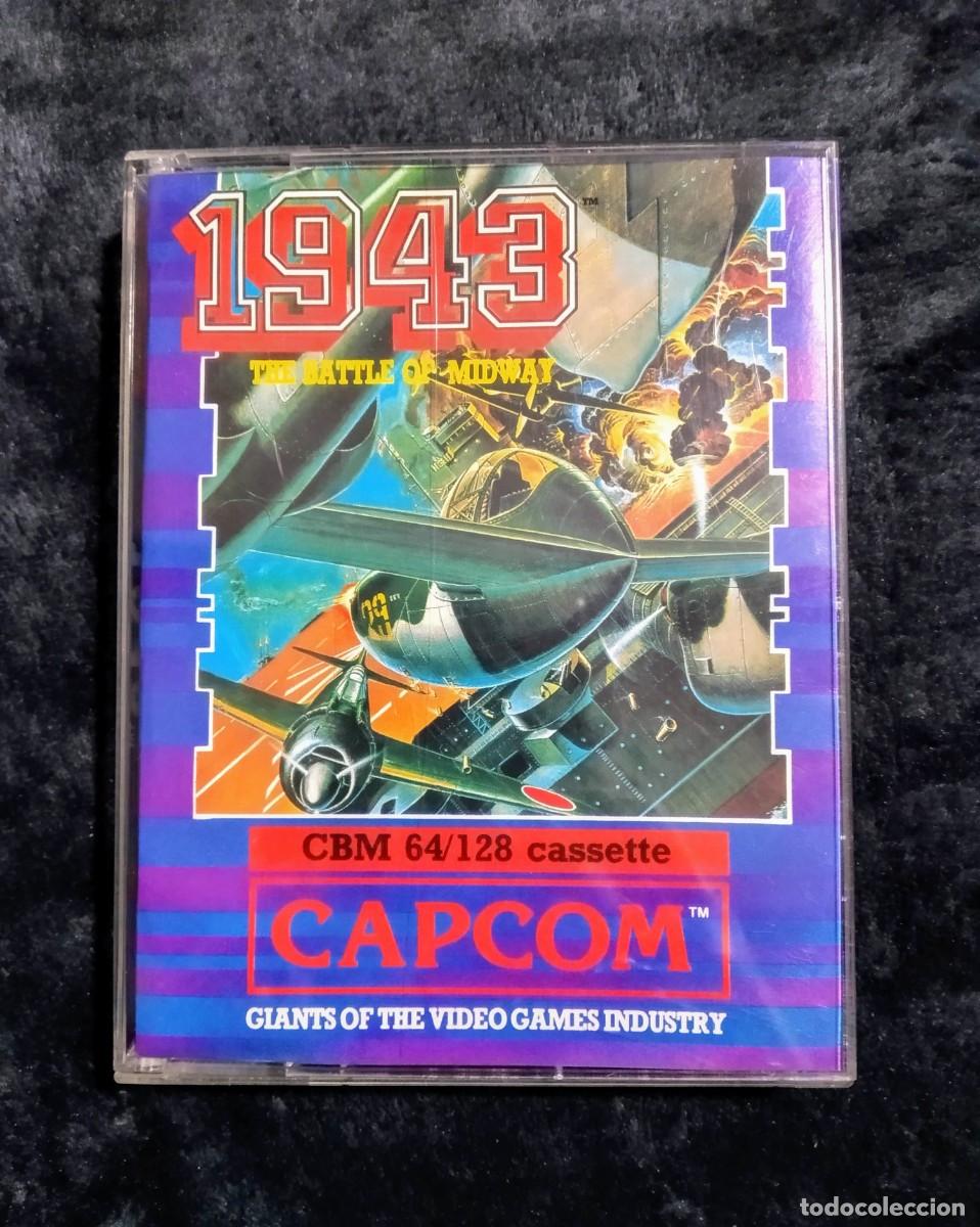 Videojuegos y consolas: 1943: THE BATTLE OF MIDWAY. CAPCOM. COMMODORE 64 C64. - Foto 1