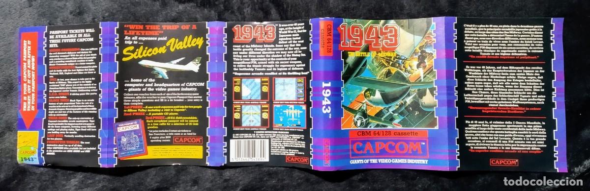 Videojuegos y consolas: 1943: THE BATTLE OF MIDWAY. CAPCOM. COMMODORE 64 C64. - Foto 4