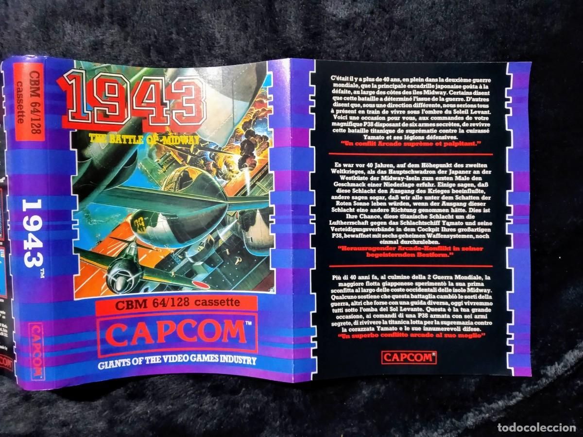 Videojuegos y consolas: 1943: THE BATTLE OF MIDWAY. CAPCOM. COMMODORE 64 C64. - Foto 5