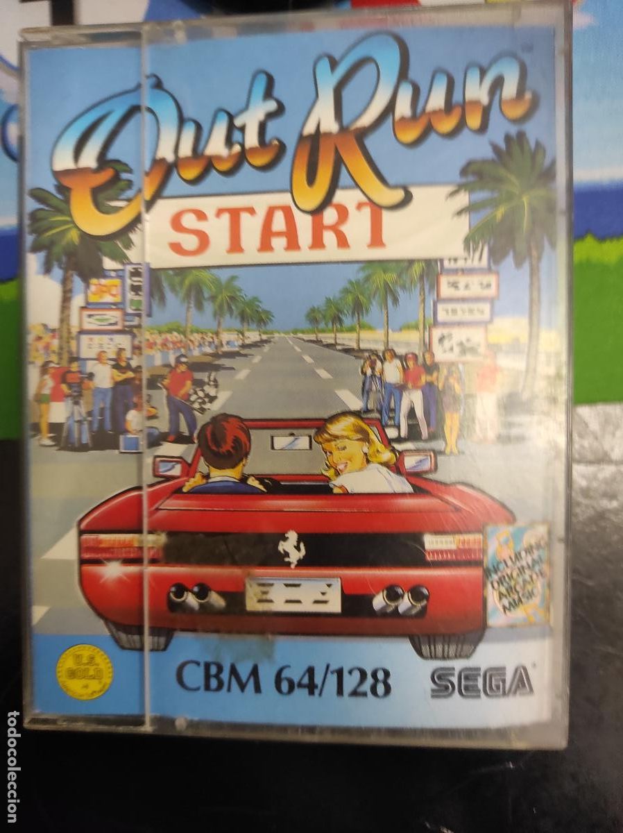 Videojuegos y consolas: Out Run Outrun - Commodore 64 C64 - Foto 1