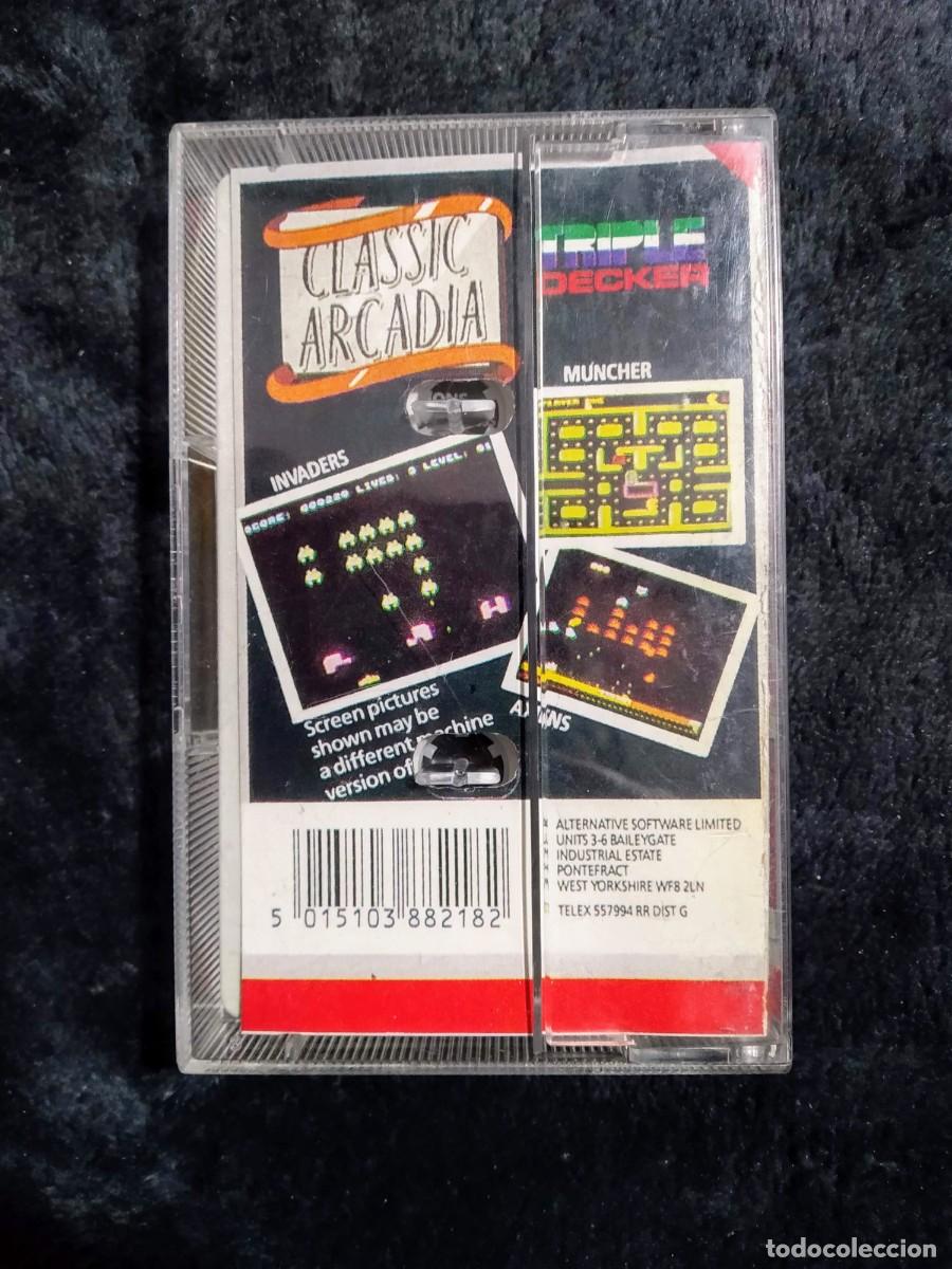 Videojuegos y consolas: CLASSIC ARCADIA (AXIENS, MUNCHER Y INVADERS). ALTERNATIVE SOFTWARE. COMMODORE 64 C64 - Foto 2