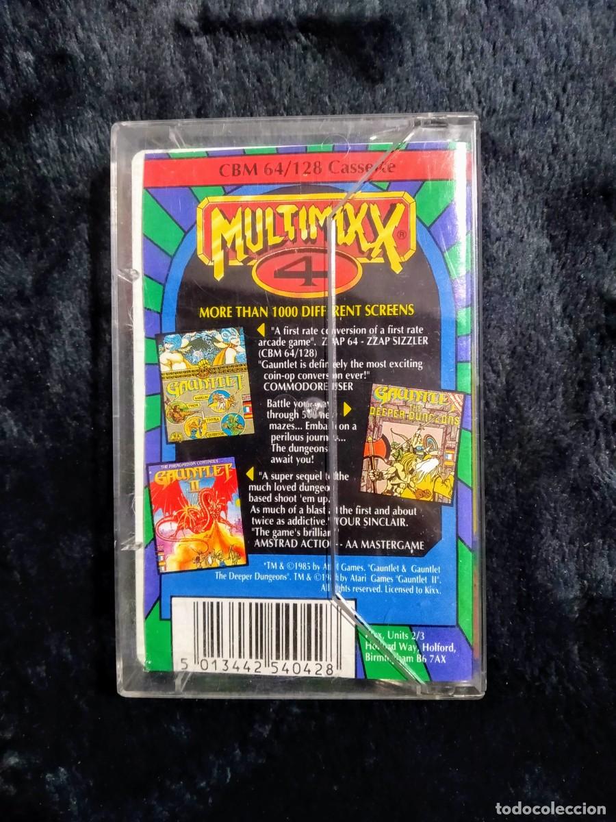 Videojuegos y consolas: MULTIMIXX 4 (GAUNTLET, THE DEEPER DUNGEONS Y GAUNTLET II). ATARI. COMMODORE 64 C64 - Foto 2
