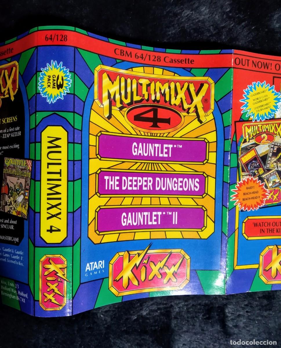 Videojuegos y consolas: MULTIMIXX 4 (GAUNTLET, THE DEEPER DUNGEONS Y GAUNTLET II). ATARI. COMMODORE 64 C64 - Foto 6