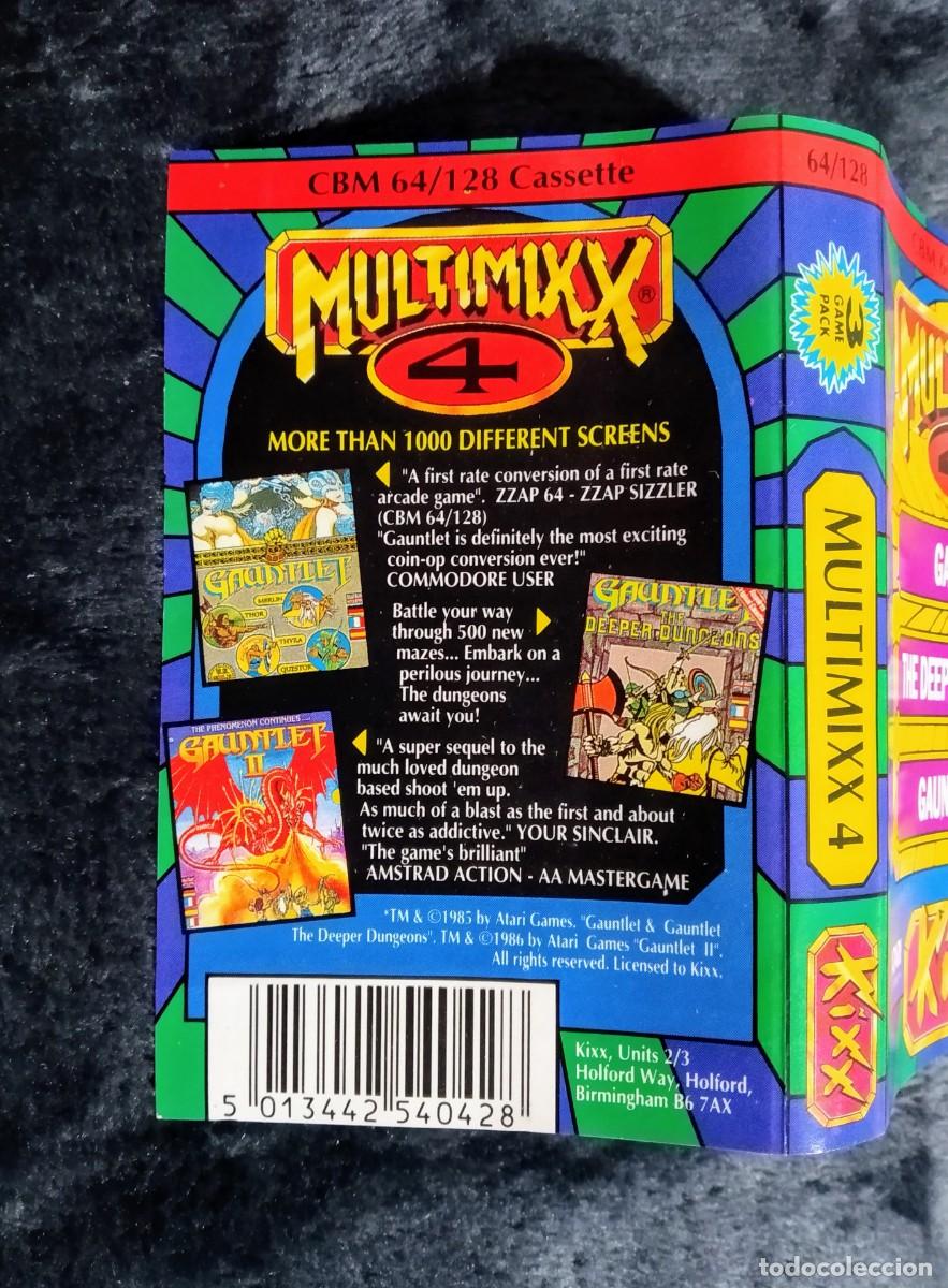 Videojuegos y consolas: MULTIMIXX 4 (GAUNTLET, THE DEEPER DUNGEONS Y GAUNTLET II). ATARI. COMMODORE 64 C64 - Foto 7