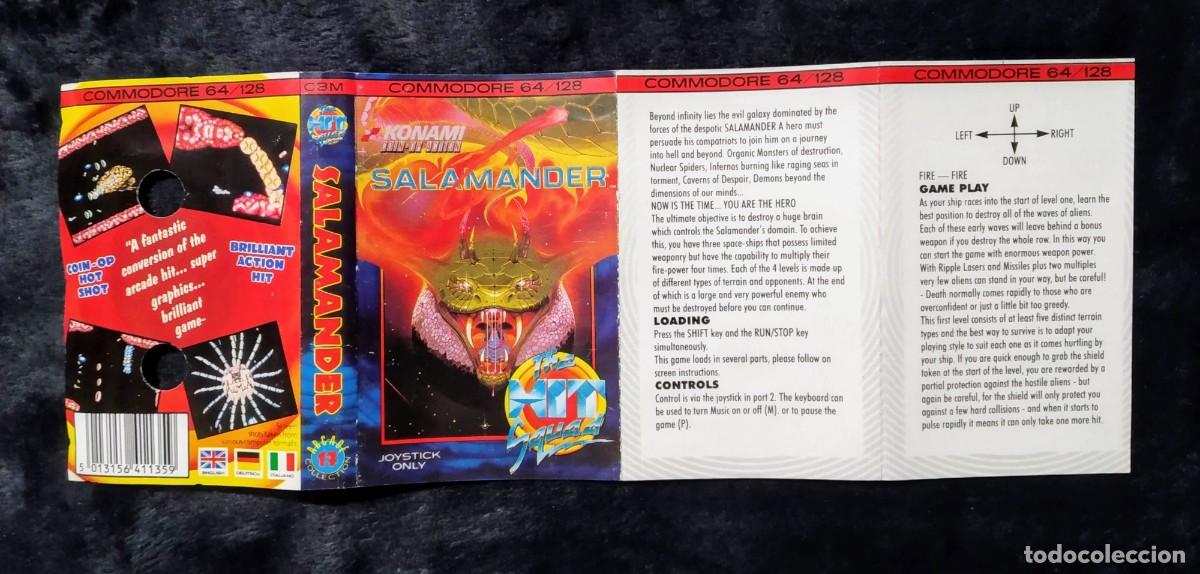 Videojuegos y consolas: SALAMANDER (THE HIT SQUAD). KONAMI. COMMODORE 64 C64 - Foto 4