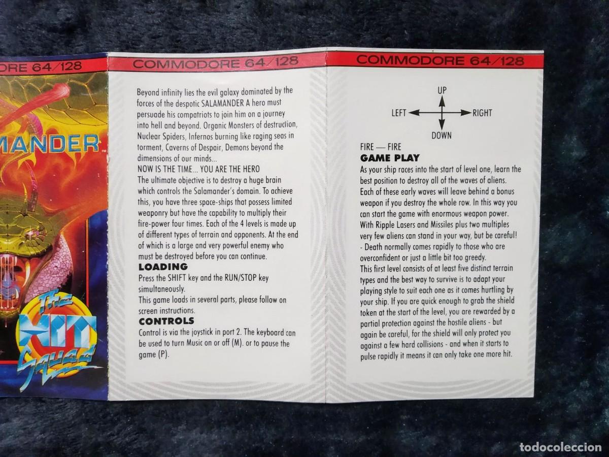 Videojuegos y consolas: SALAMANDER (THE HIT SQUAD). KONAMI. COMMODORE 64 C64 - Foto 5