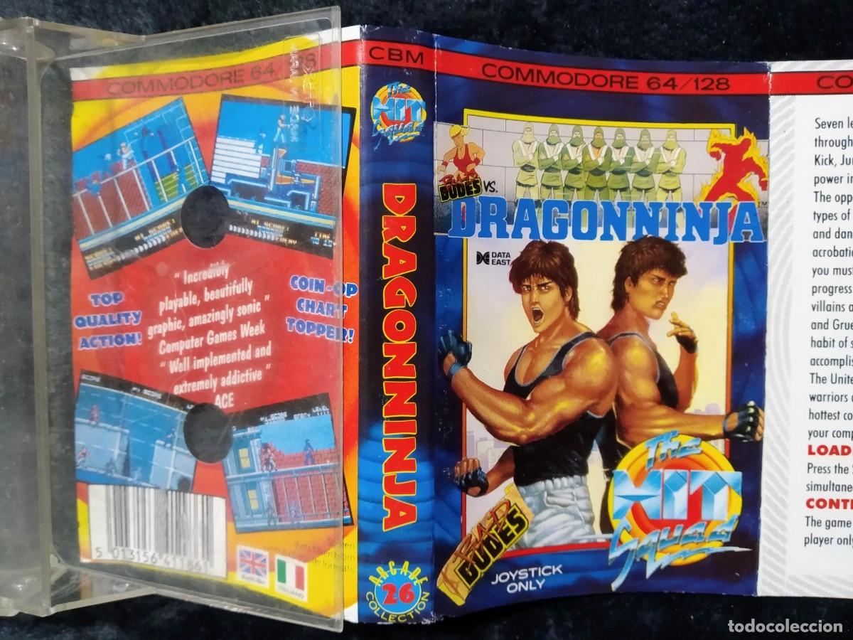 Videojuegos y consolas: DRAGON NINJA DRAGONNINJA (THE HIT SQUAD). DATA EAST. COMMODORE 64 C64 - Foto 6