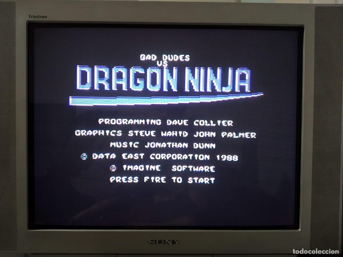 Videojuegos y consolas: DRAGON NINJA DRAGONNINJA (THE HIT SQUAD). DATA EAST. COMMODORE 64 C64 - Foto 12