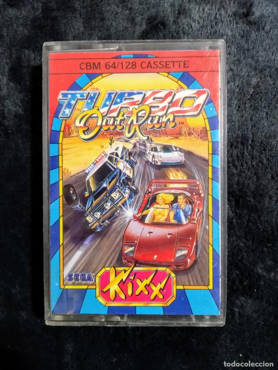 Videojuegos y consolas: TURBO OUT RUN (KIXX). SEGA. COMMODORE 64 C64 - Foto 1