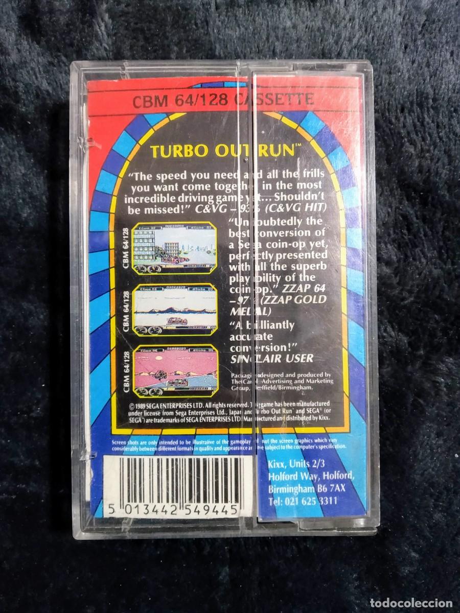 Videojuegos y consolas: TURBO OUT RUN (KIXX). SEGA. COMMODORE 64 C64 - Foto 3